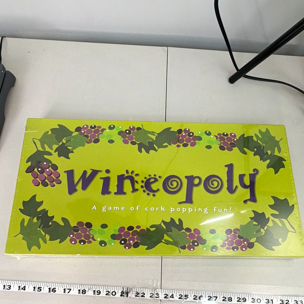 Wine-opoly Board Game Wine Theme Complete Game 2+ Players 17+ Late for the sky